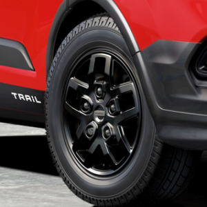 Platišče iz lahke zlitine 16" 5 x 2 kraki, črn